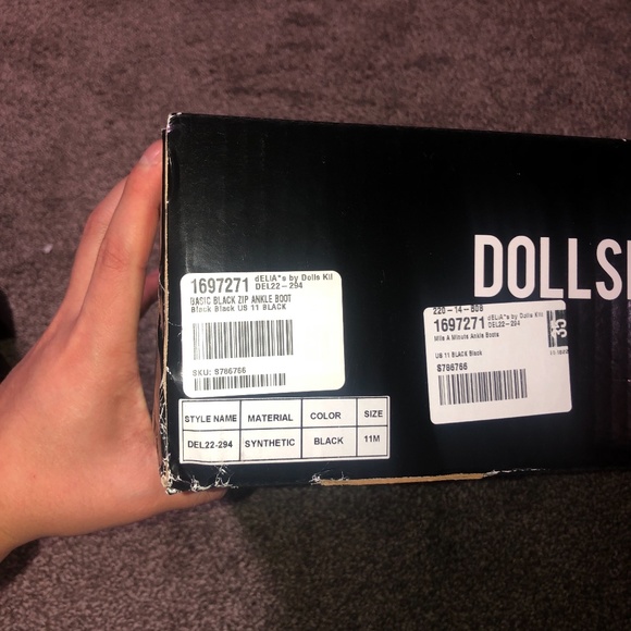 DollzKill // dELiA*s Mile A Minute Ankle Boots // size (11) - Picture 7 of 7